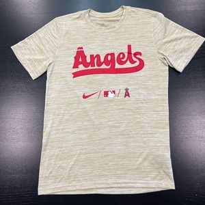 Mens S Nike Dri Fit MLB Angels T-shirt